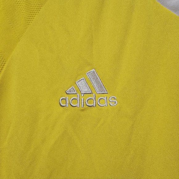 Adidas Men's TIRO 17 Soccer Jersey Climacool Material Bright Yellow Color - Picture 5 of 11
